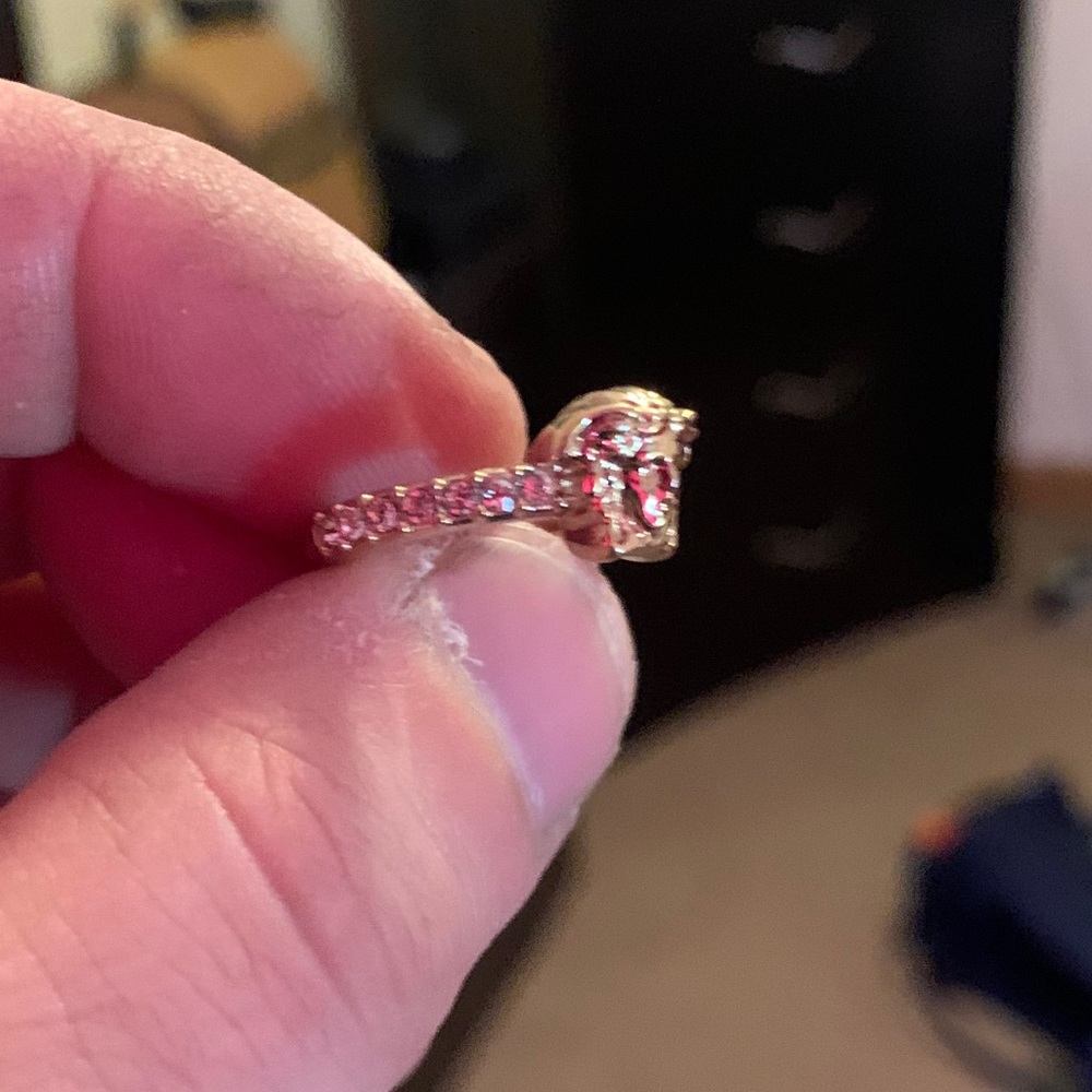 Women’s gold Versace Medusa Head Ring